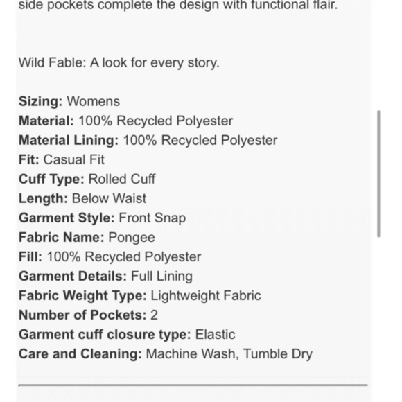 Women's Duvet Puffer Jacket -
Wild Fable
Ionic sky new - Picture 4 of 5